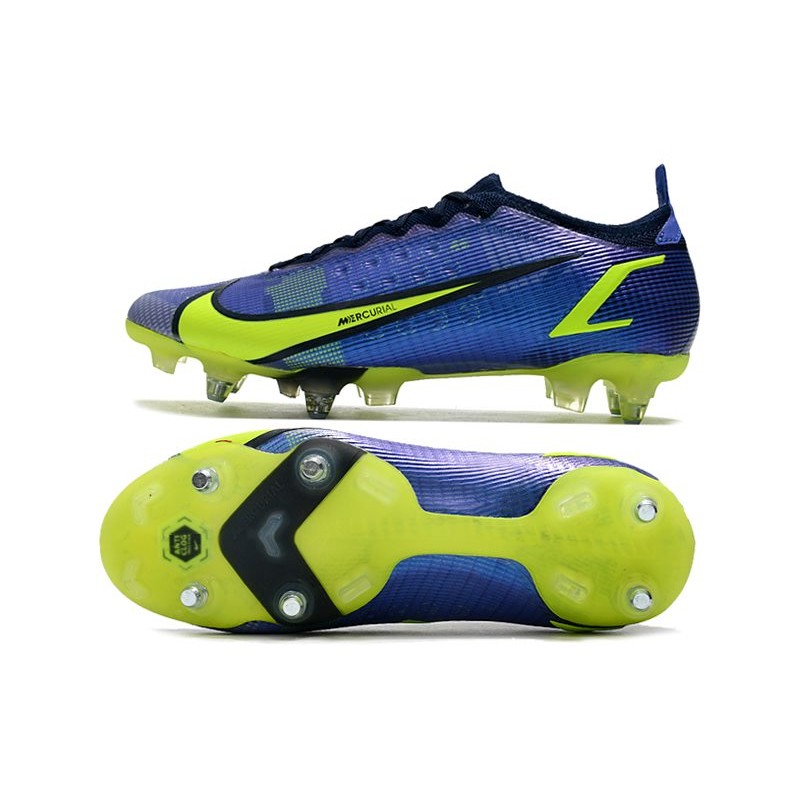 Nike Mercurial Vapor Elite SG Pro Recharge Neon Modrý Navy